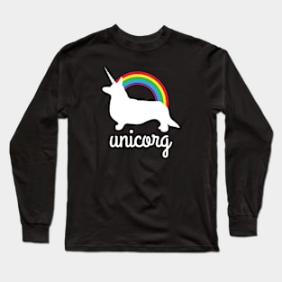 Unicorg Corgi Unicorn Long Sleeve T-Shirt